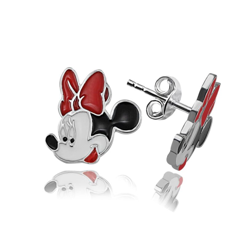 Srebrne naušnice Minnie