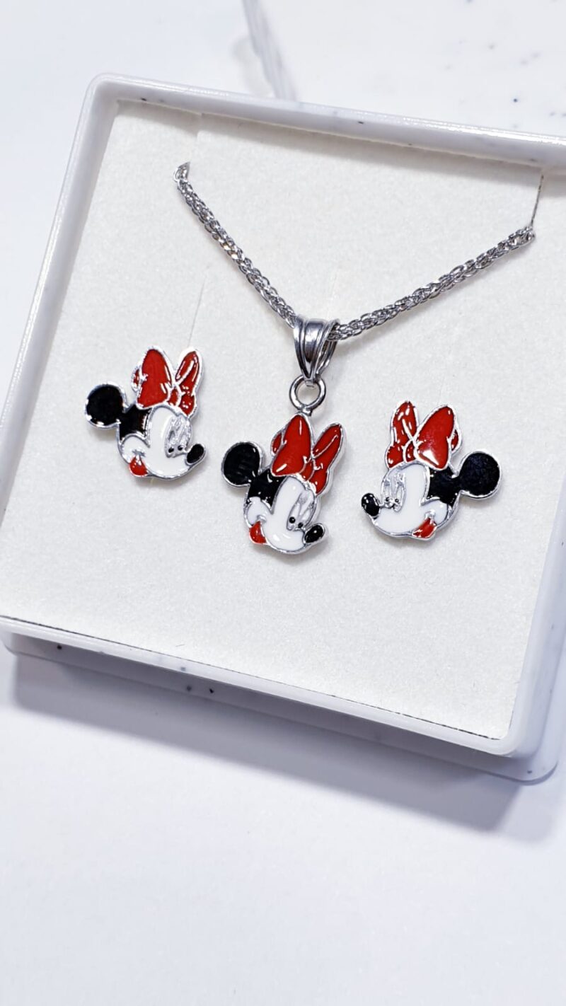 SREBRNI KOMPLET MINNIE