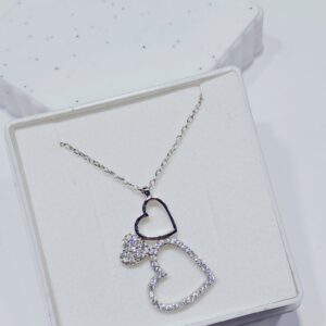 Srebrni lanac "Tri srca"