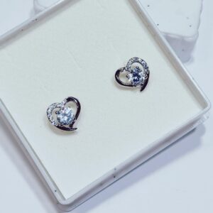 SREBRNE NAUŠNICE SRCE