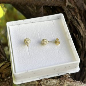 SREBRNE NAUŠNICE Loptice