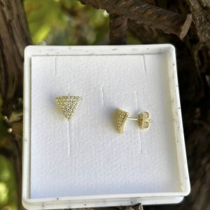 SREBRNE NAUŠNICE Trokut